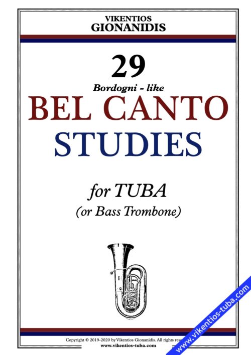 29 Bel Canto Studies - V.Gionanidis - for tuba