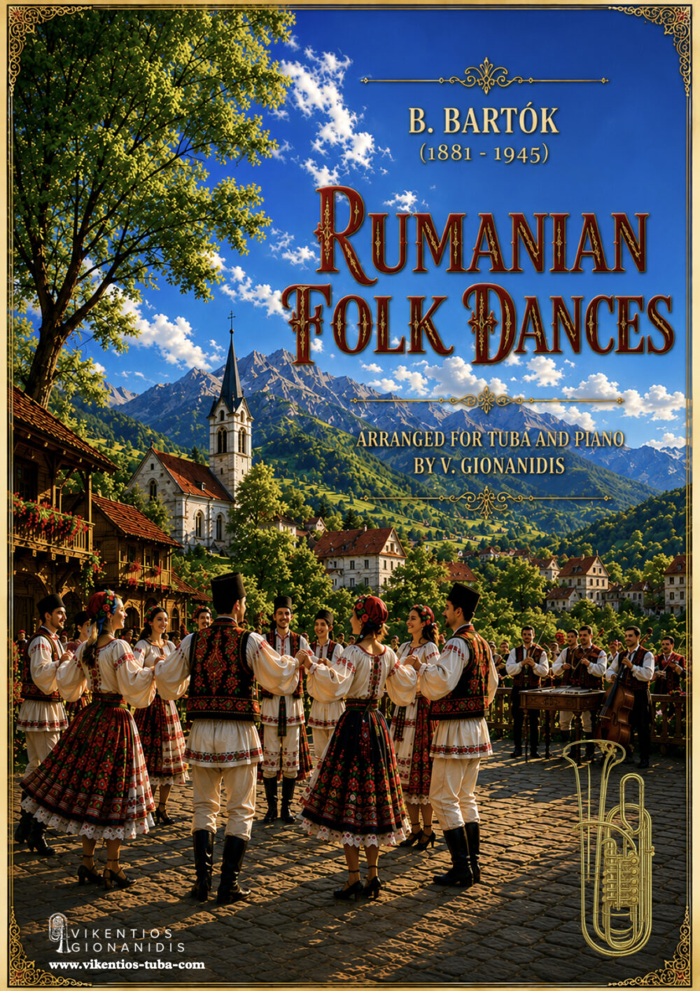 Rumanian Folk Dances - B.Bartok - tuba and piano