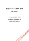 Concerto BWV 972 after Vivaldi - J.S.Bach - tuba quartet Gionanidis