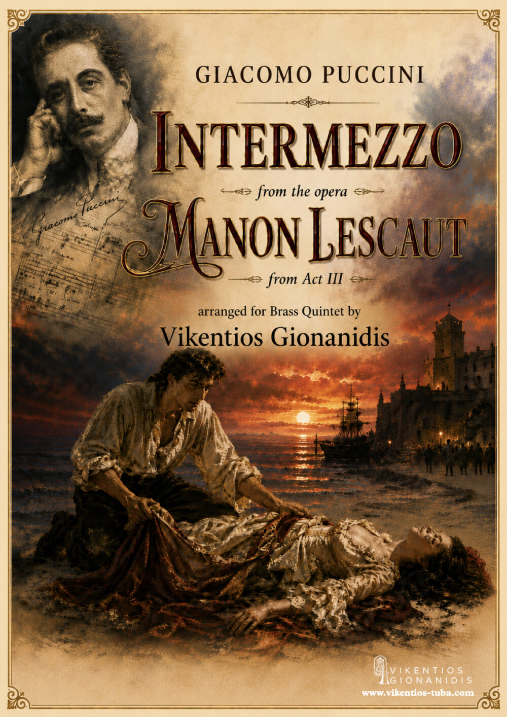 Intermezzo from MANON LESCAUT – G.Puccini – brass quintet