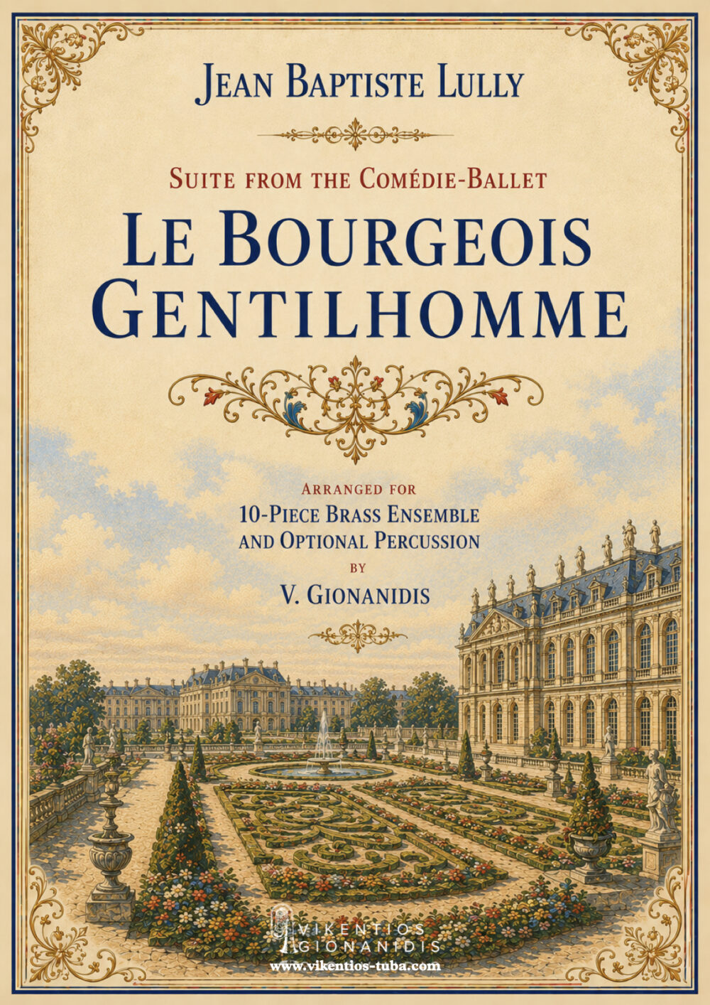 Les Bourgeois Gentilhomme suite – J.B.Lully – brass ensemble (10)