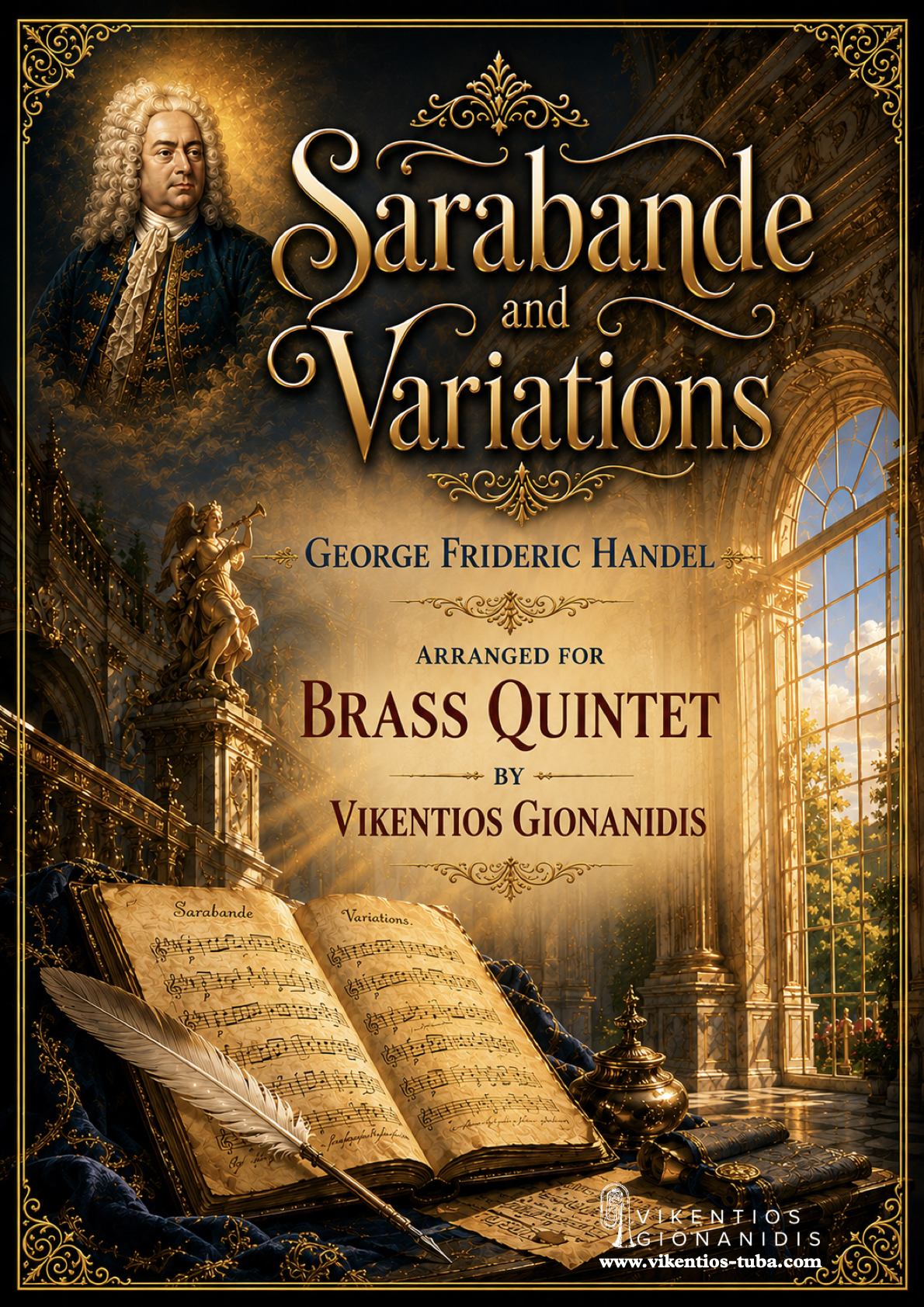 Sarabande and variations - G.Fr.Handel - brass quintet