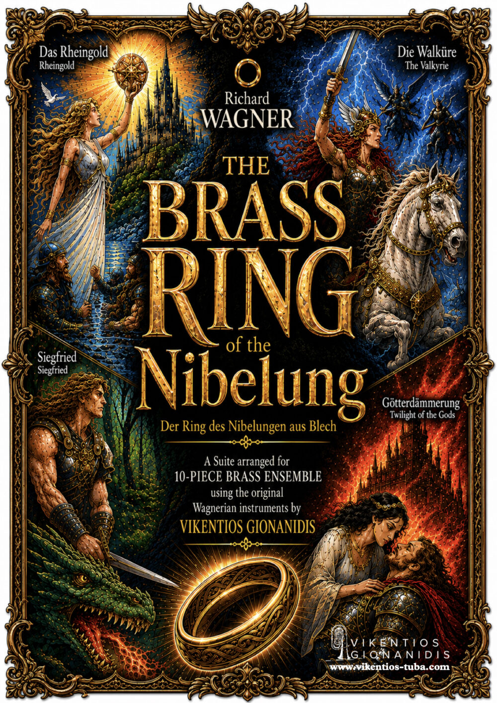 The BRASS Ring of the Nibelung -R.Wagner - brass ensemble (10) Vikentios Gionanidis