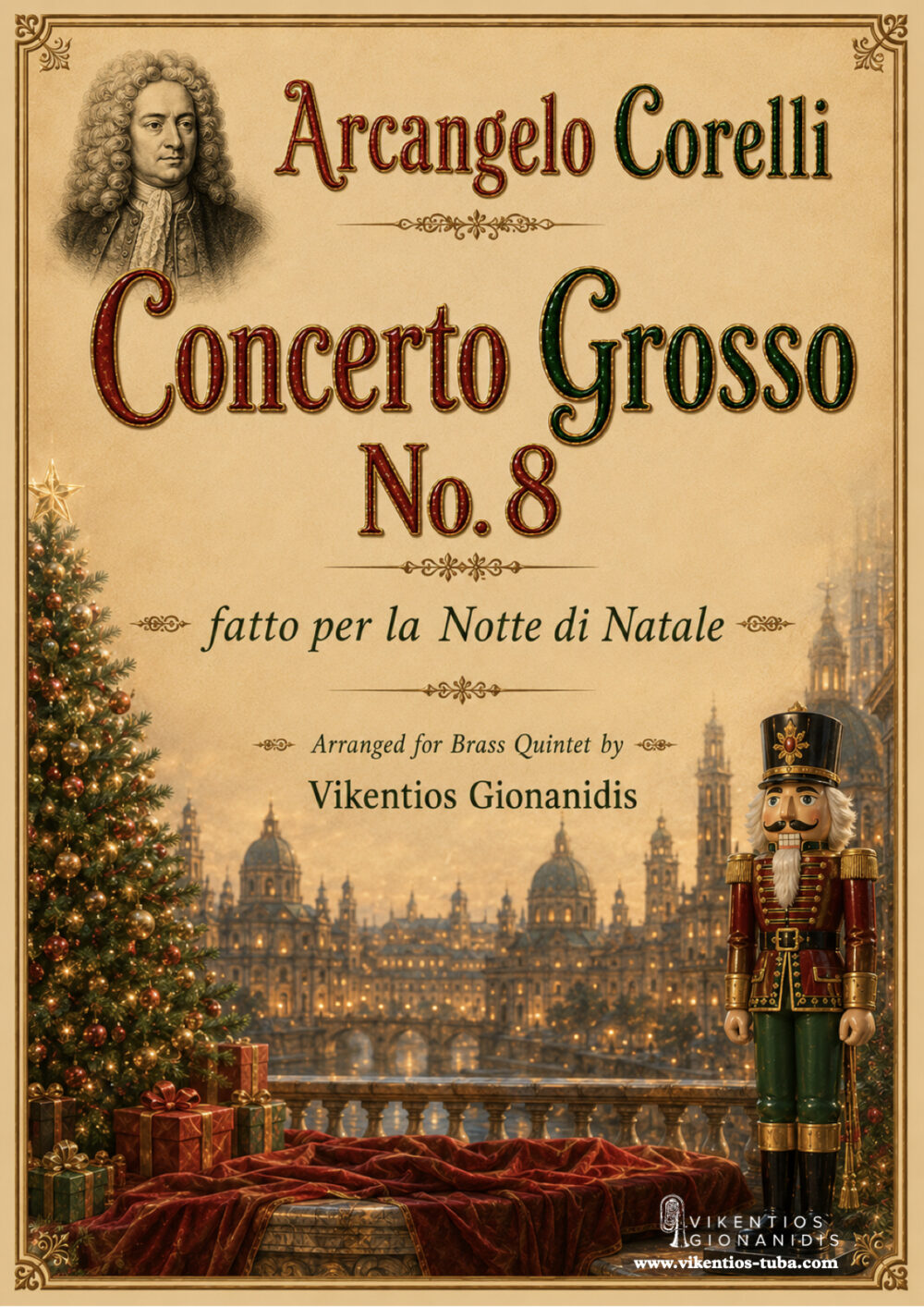 Concerto Grosso No.8 - A.Corelli - brass quintet
