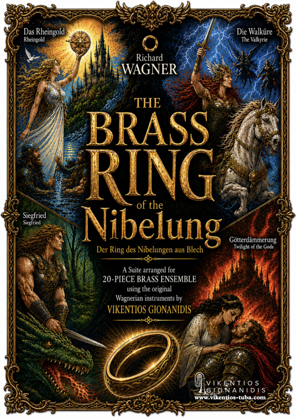 The BRASS Ring of the Nibelung -R.Wagner - brass ensemble (20) Vikentios Gionanidis