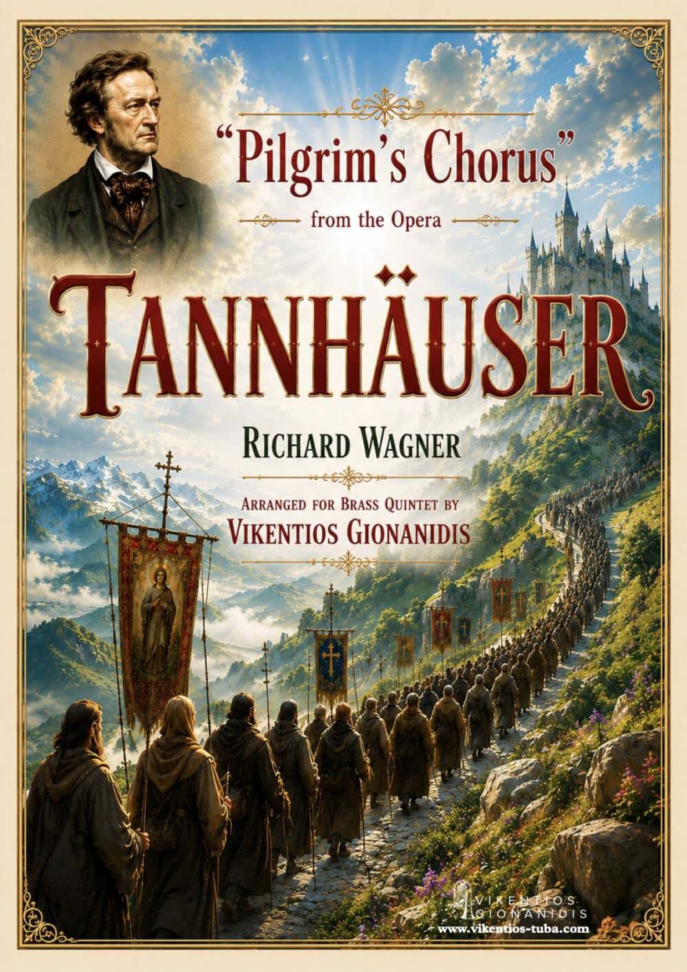 Pilgrim's Chorus from Tannhäuser - R.Wagner - brass quintet