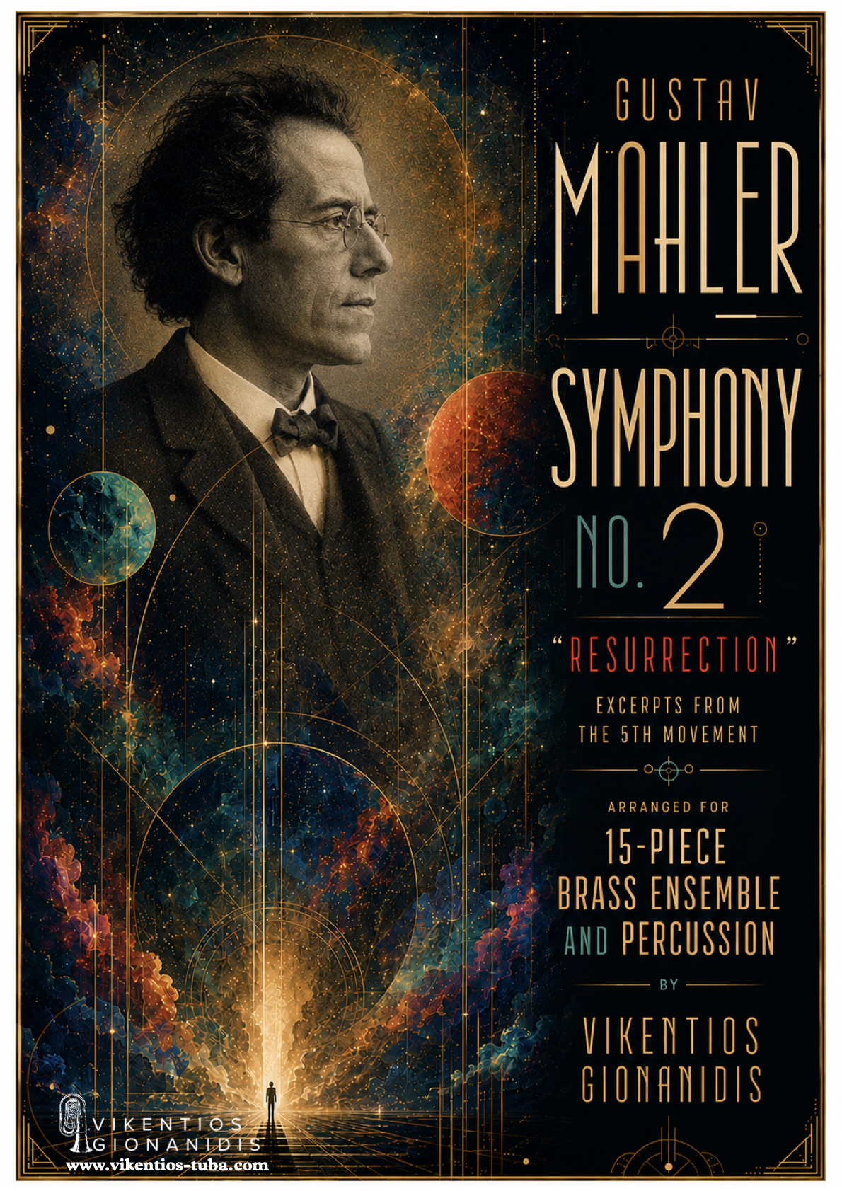 Symphony No.2: excerpts from 5th mvmt. - G.Mahler - brass ensemble (15) vikentios gionanidis