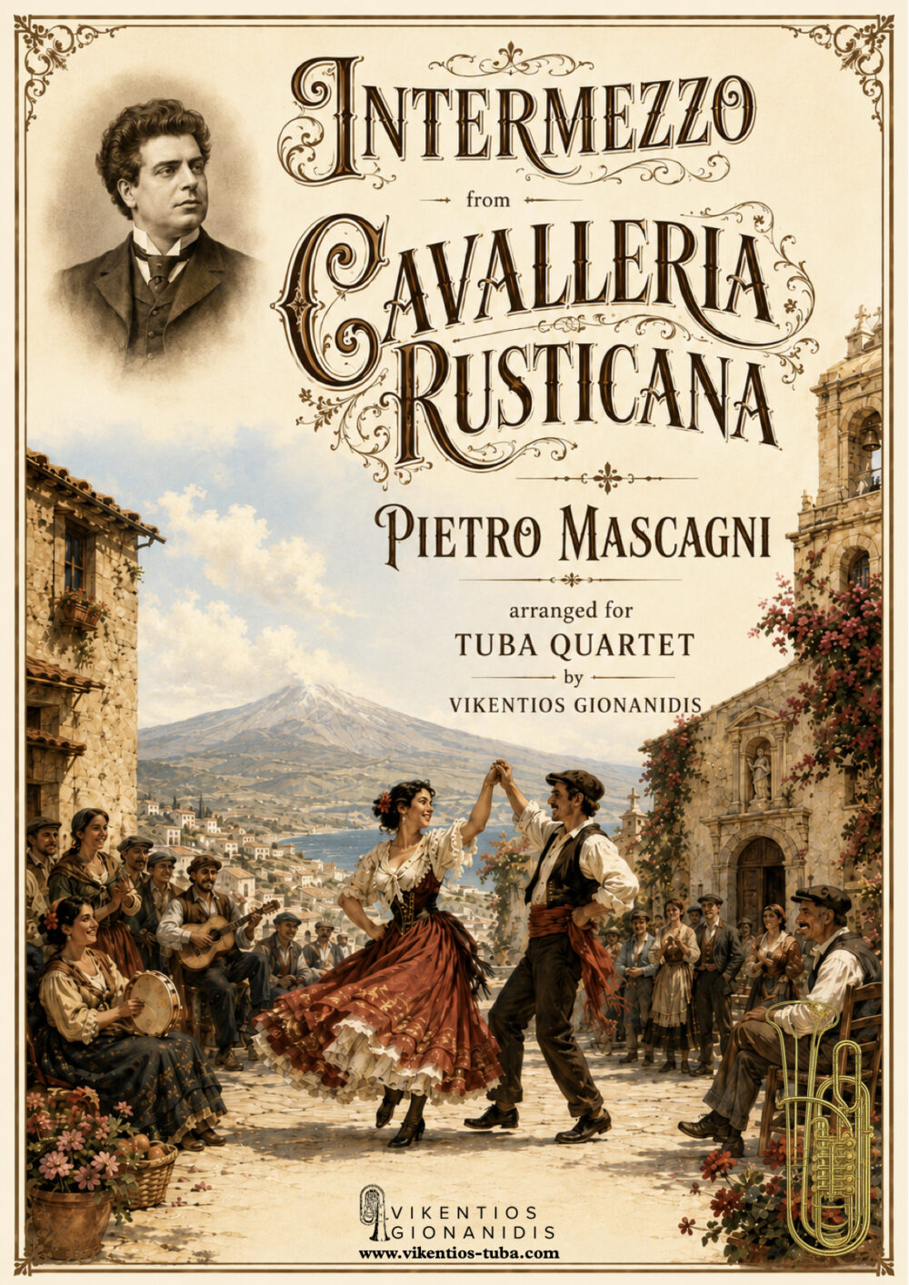 Intermezzo from Cavalleria Rusticana - P.Mascagni - tuba quartet vikentios gionanidis