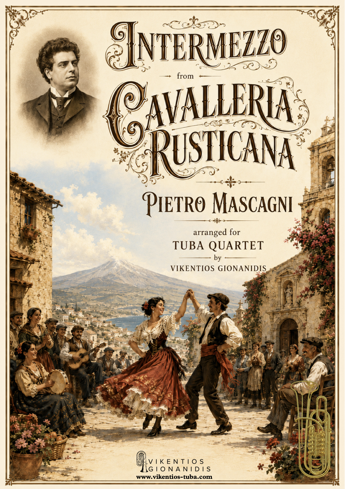 Intermezzo from Cavalleria Rusticana - P.Mascagni - tuba quartet vikentios gionanidis