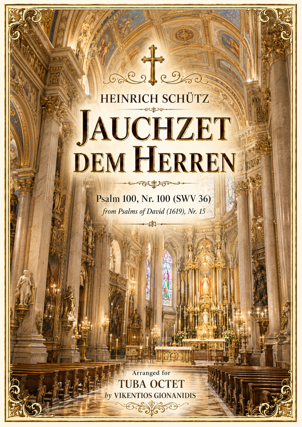 Jauchzet dem Herren SWV 36 - H.Schütz - tuba octet vikentios gionanidis
