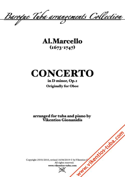 Concerto - Al.Marcello - tuba and piano Gionanidis