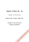 Sonate E minor No.10 HWV 375 - G.Fr.Handel - tuba and piano Gionanidis