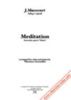 Meditation from Thaïs - J.Massenet - tuba and piano Gionanidis