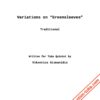 Variations on "Greensleeves" - V.Gionanidis - tuba quintet