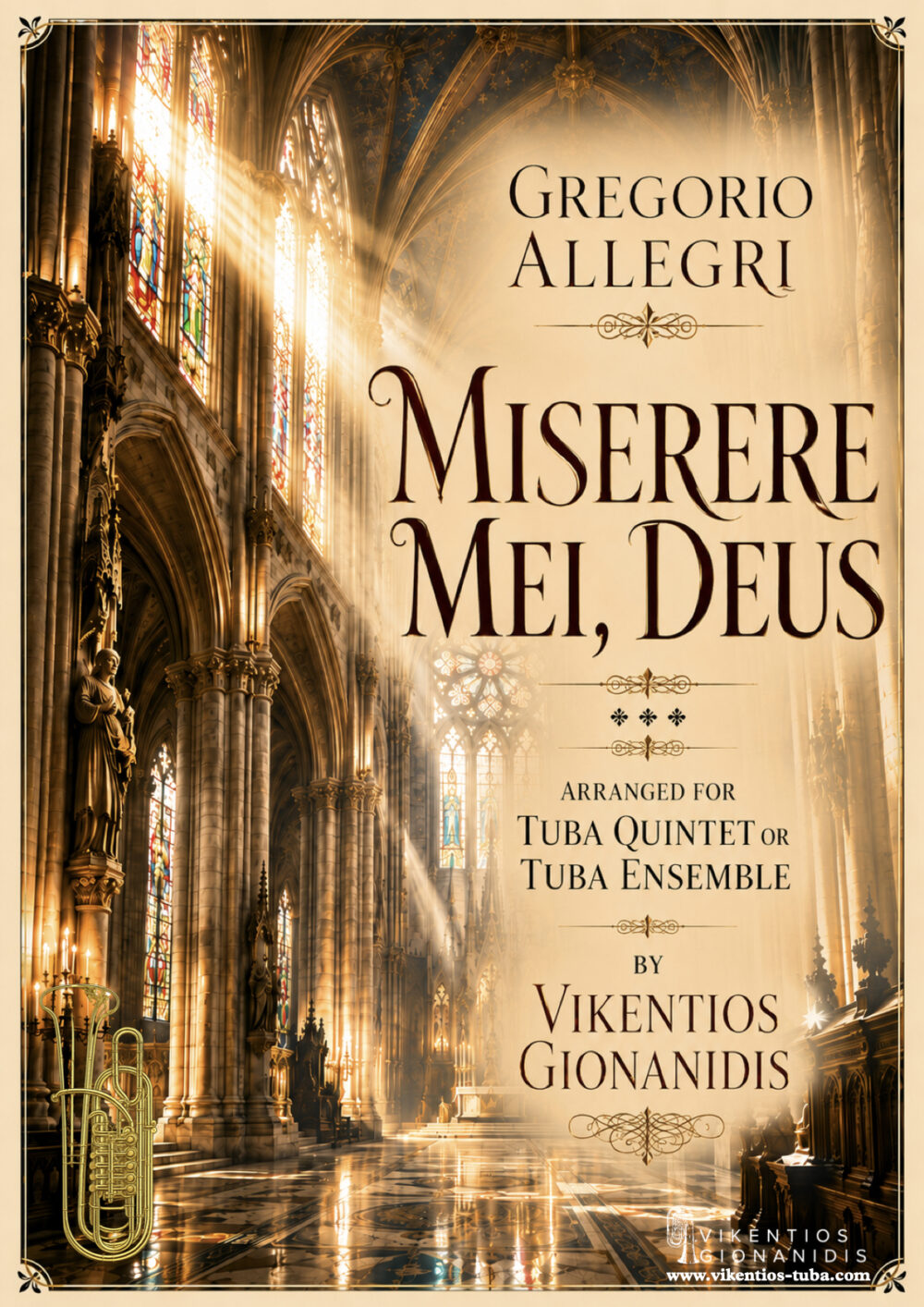 Miserere mei, Deus - Gr.Allegri - tuba quintet / tuba ensemble gionanidis