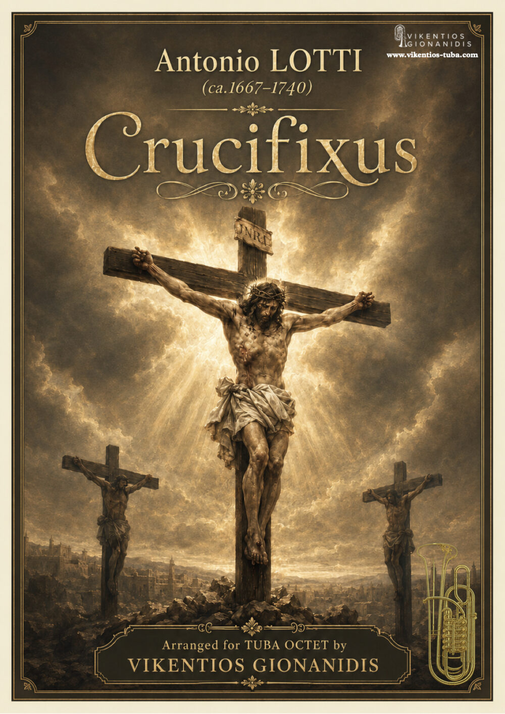 Crucifixus - Ant.Lotti - tuba octet vikentios gionanidis