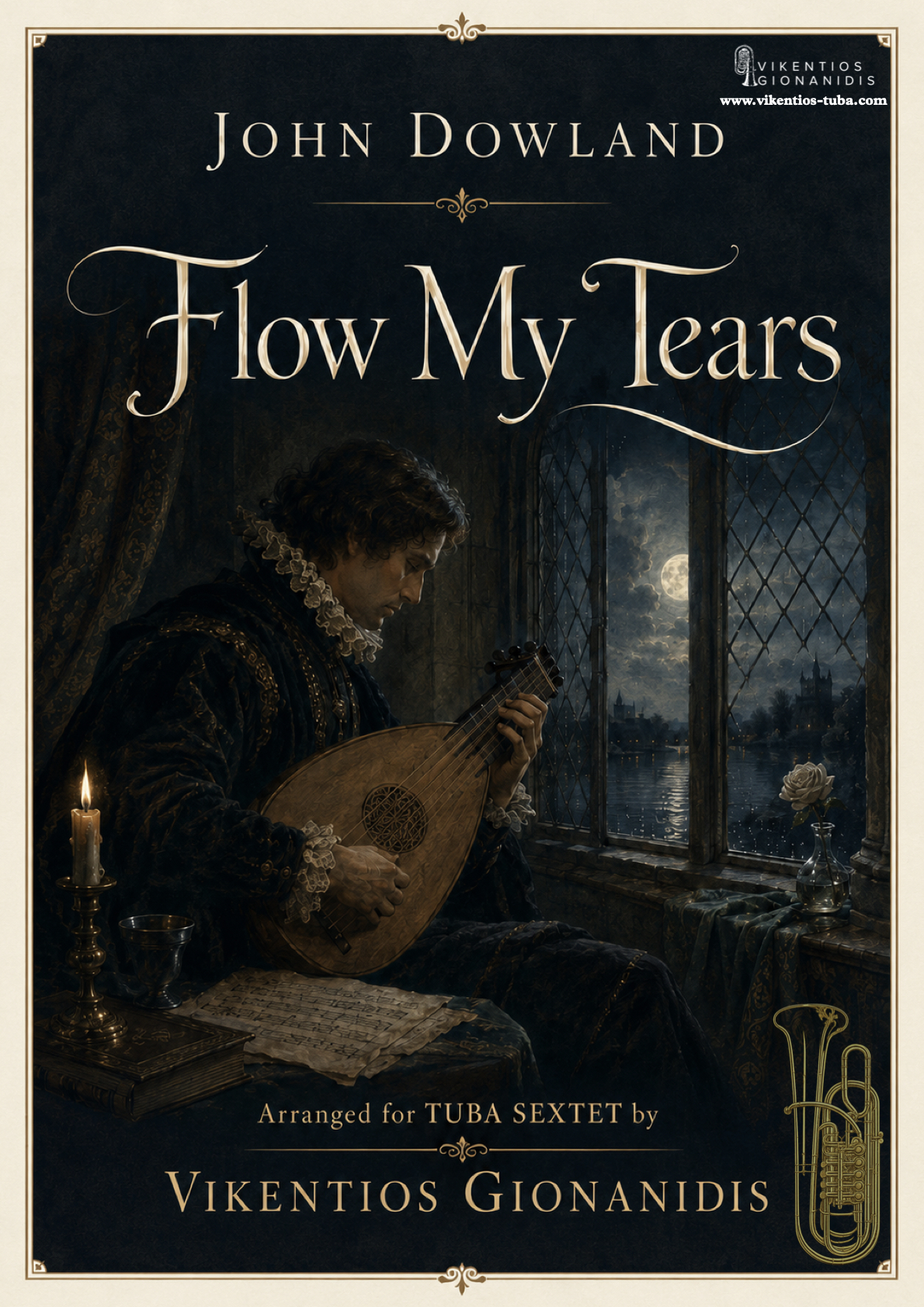 Flow my Tears - J.Dowland - tuba sextet vikentios gionanidis