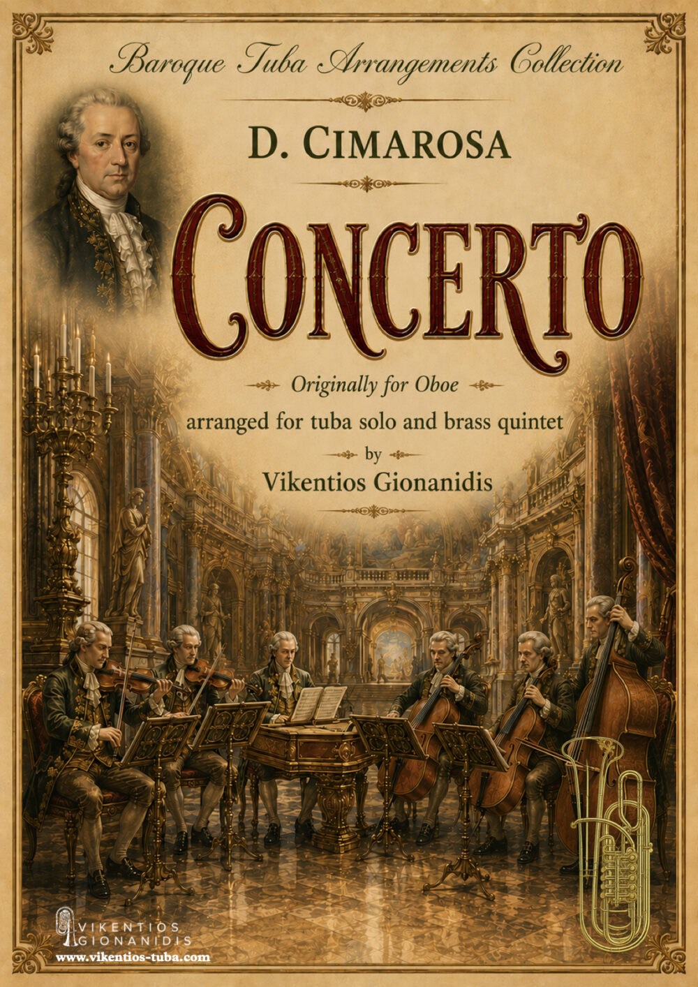 CONCERTO – D.Cimarosa – Tuba solo and brass quintet