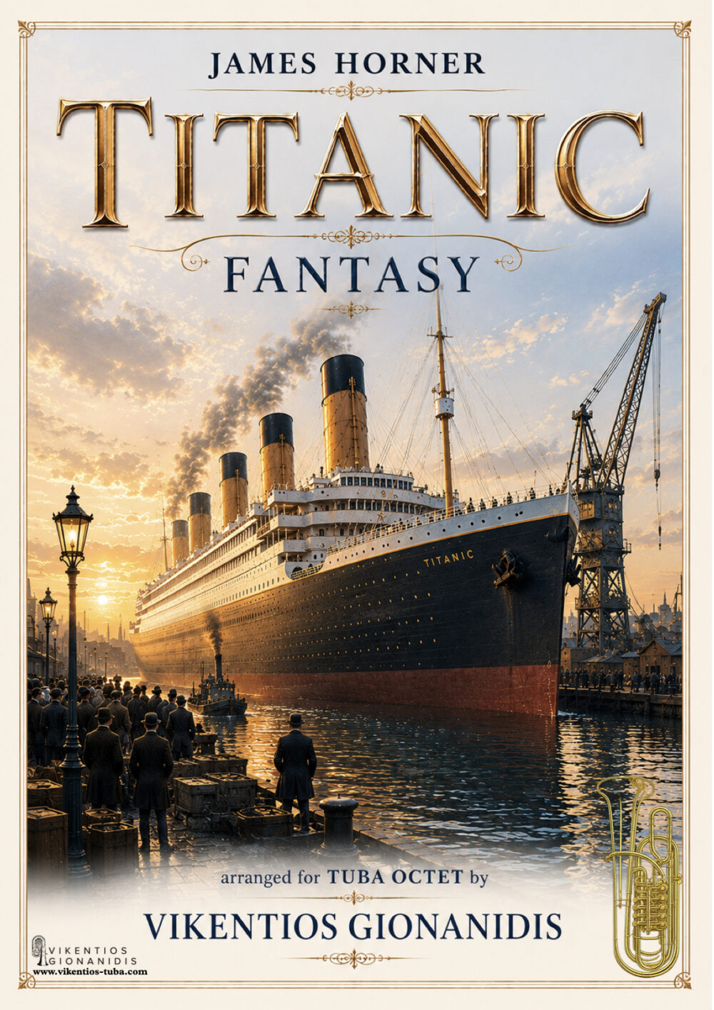 Titanic Fantasy - J.Horner - tuba octet vikentios gionanidis
