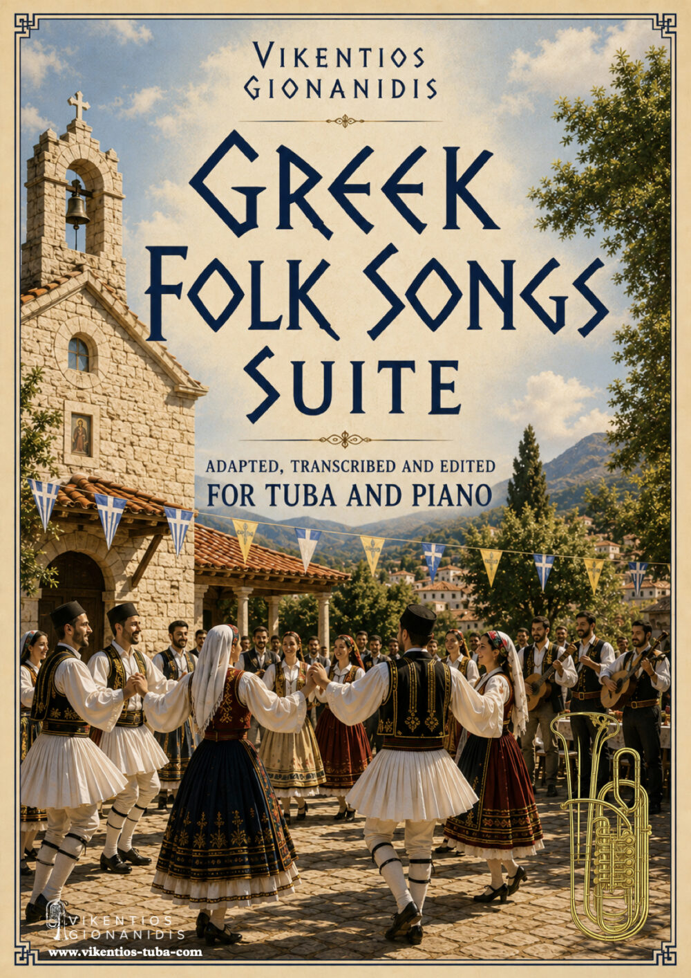 Greek Folk Songs Suite – Vikentios Gionanidis – tuba and piano